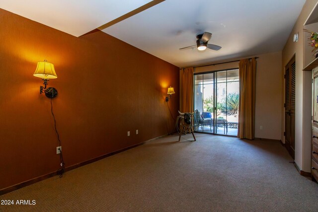 empty room featuring expansive windows