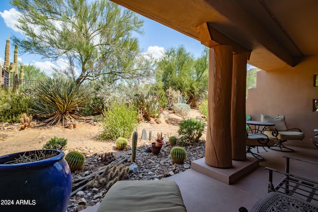 exterior space with a patio area