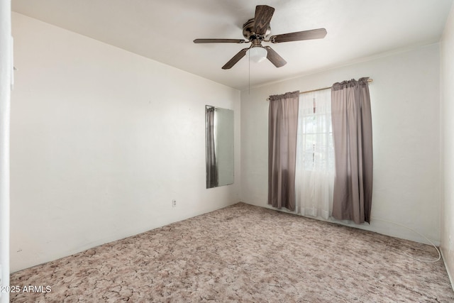 2002 W Whitton Ave, Phoenix, AZ 85015 - carpeted empty room with ceiling fan