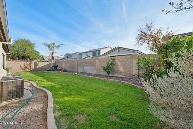 755 E Orchid Ln, Gilbert, AZ 85296 - view of yard featuring central air condition unit