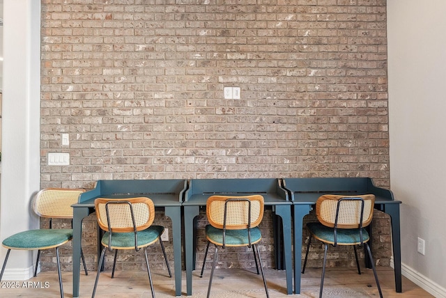 bar with baseboards