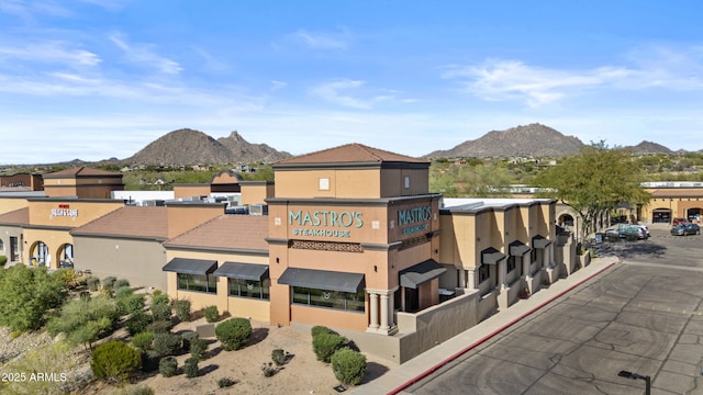 view of property featuring a mountain view