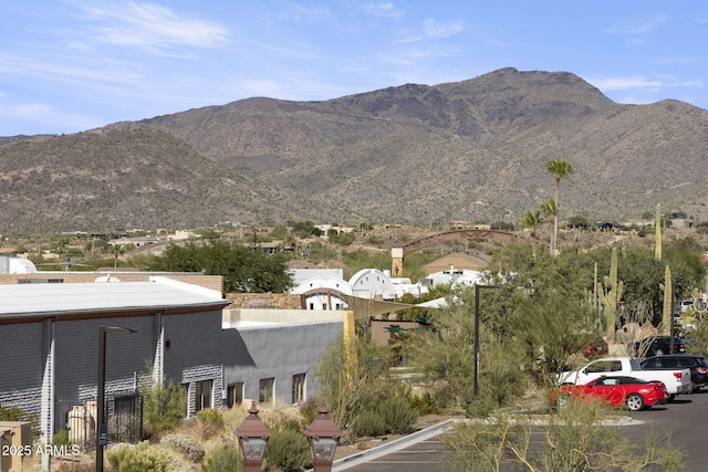 view of mountain feature