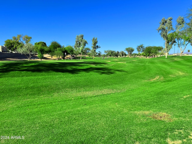 view of home's community featuring a lawn