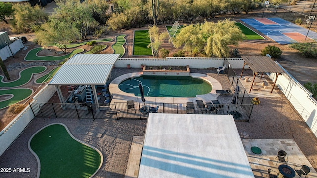 6520 E Peak View Rd, Cave Creek, AZ 85331 - drone / aerial view of a pool