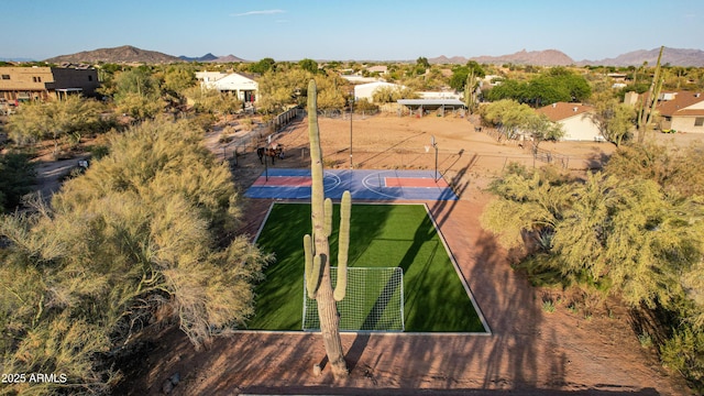 6520 E Peak View Rd, Cave Creek, AZ 85331 - drone / aerial view of a mountain backdrop