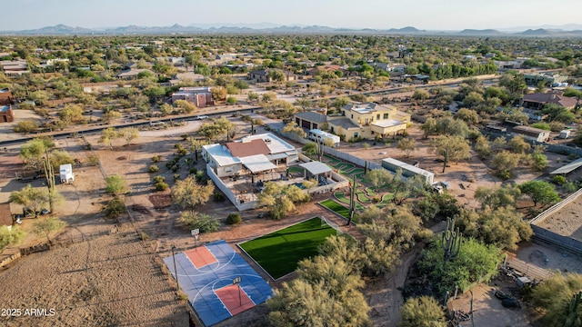 6520 E Peak View Rd, Cave Creek, AZ 85331 - aerial view of residential area featuring a mountain backdrop