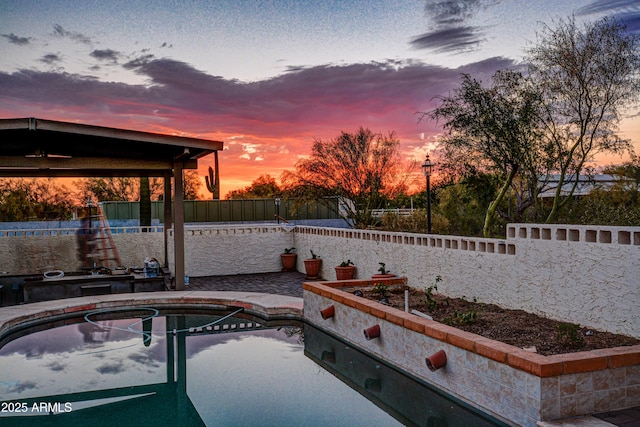 6520 E Peak View Rd, Cave Creek, AZ 85331 - view of pool featuring a fenced backyard