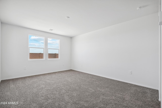 spare room with carpet floors