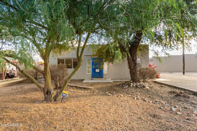 view of front of home