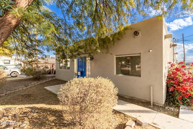 view of adobe home