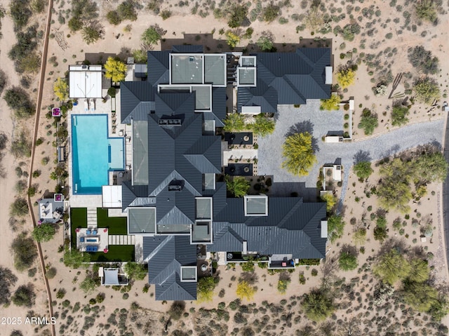 8328 E Whisper Rock Trl, Scottsdale, AZ 85266 - drone / aerial view with a desert view