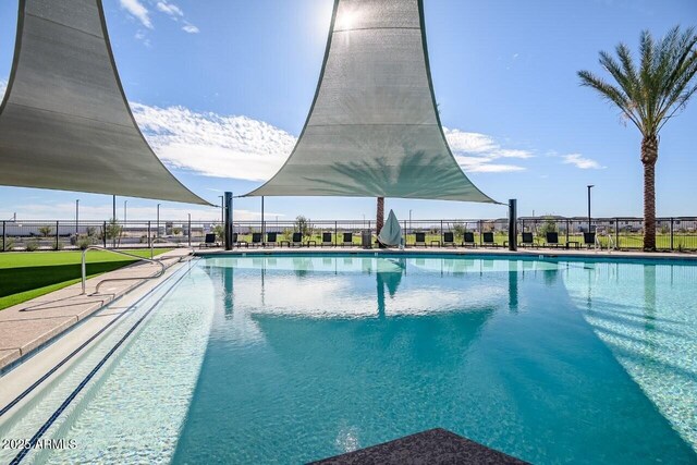 1205 W Sparrow Dr, Queen Creek, AZ 85140 - community pool with fence