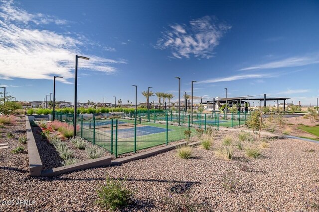 1205 W Sparrow Dr, Queen Creek, AZ 85140 - view of tennis court featuring fence