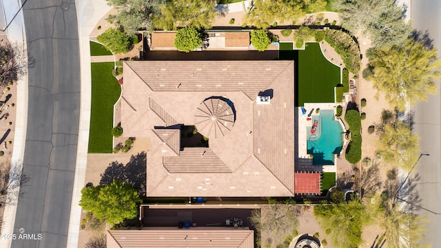 drone / aerial view