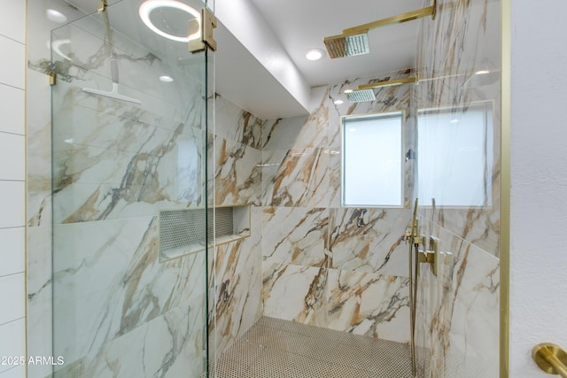 14012 N 57th Pl, Scottsdale, AZ 85254 - full bath featuring a marble finish shower