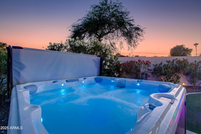 14012 N 57th Pl, Scottsdale, AZ 85254 - view of pool featuring a hot tub