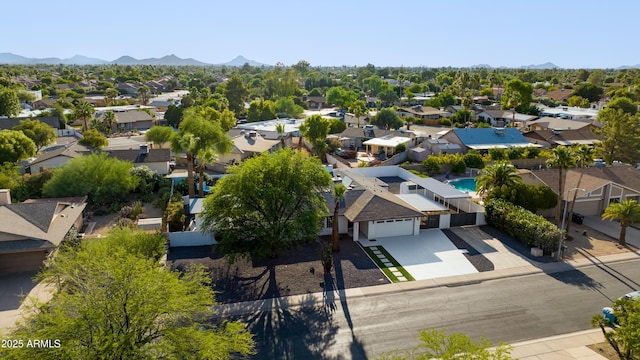 14012 N 57th Pl, Scottsdale, AZ 85254 - aerial perspective of suburban area with mountains