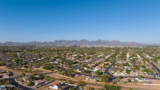 14012 N 57th Pl, Scottsdale, AZ 85254 - aerial view of residential area with mountains
