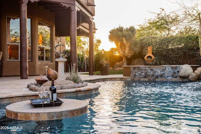 view of pool