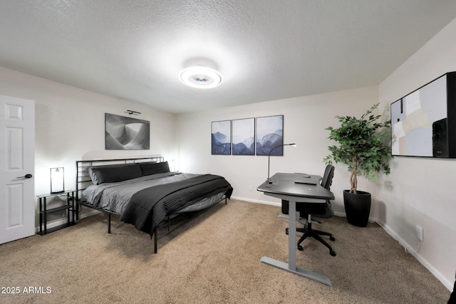 1444 E Myrna Ln, Tempe, AZ 85284 - bedroom with light colored carpet, baseboards, and a desk