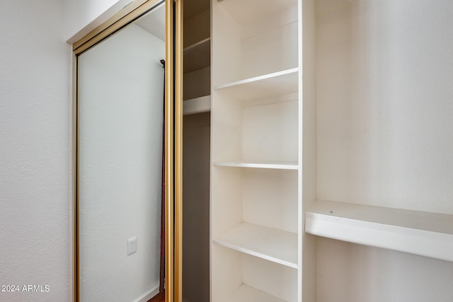 view of closet