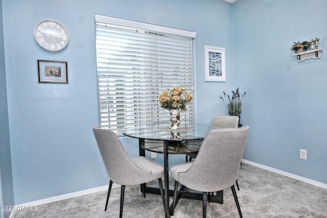 view of dining area