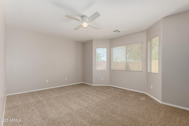 5320 E Silverbell Rd, San Tan Valley, AZ 85143 - carpeted empty room with ceiling fan and baseboards