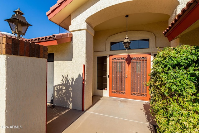 view of entrance to property