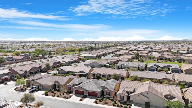 bird's eye view featuring a residential view