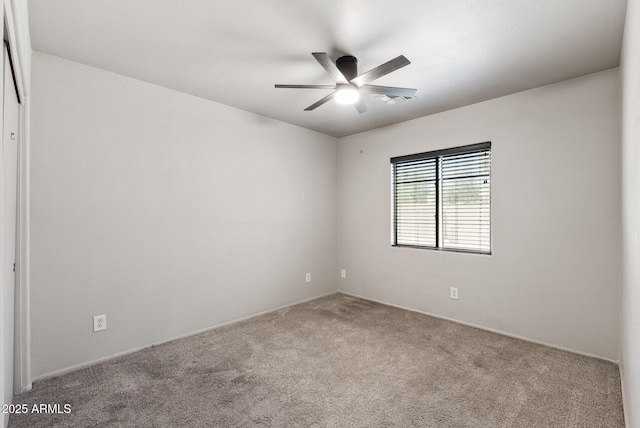 13438 N 130th Ln, El Mirage, AZ 85335 - carpeted spare room featuring ceiling fan and baseboards