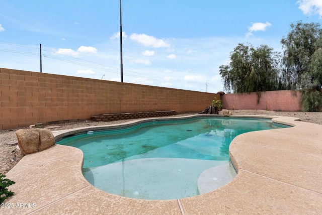 13438 N 130th Ln, El Mirage, AZ 85335 - view of swimming pool with a fenced backyard