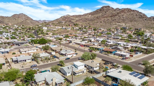 9408 N 15th St, Phoenix, AZ 85020 - aerial view of residential area featuring a mountain backdrop