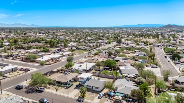9408 N 15th St, Phoenix, AZ 85020 - aerial view of residential area featuring a mountain backdrop
