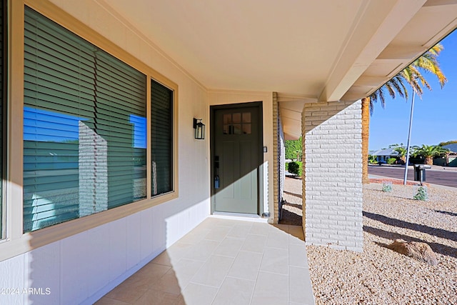 view of entrance to property