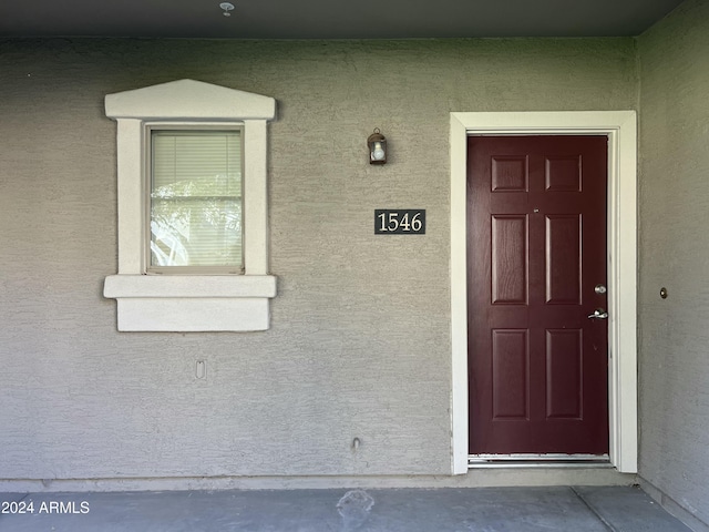 view of entrance to property