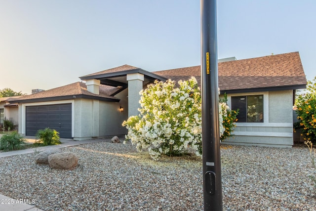 756 E Appaloosa Rd, Gilbert, AZ 85296 - view of front facade featuring a garage and stucco siding