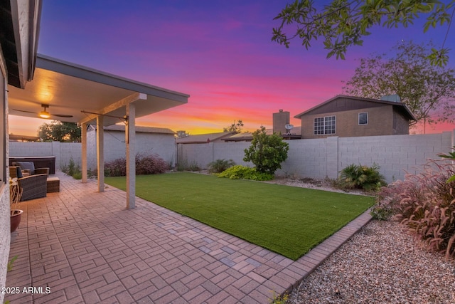 756 E Appaloosa Rd, Gilbert, AZ 85296 - view of yard with a patio area