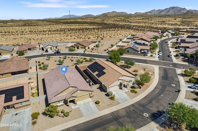 530 W Pintail Dr, Casa Grande, AZ 85122 - aerial view of residential area featuring a mountainous background