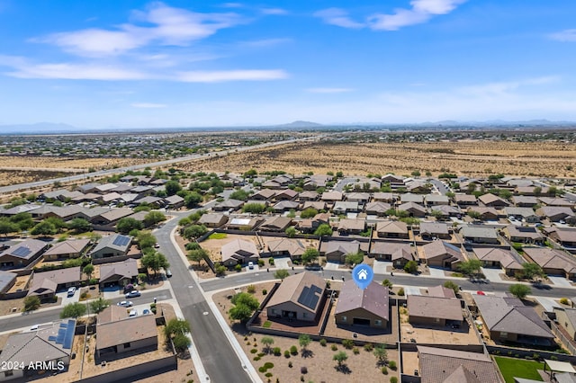 530 W Pintail Dr, Casa Grande, AZ 85122 - aerial view of residential area with a mountainous background