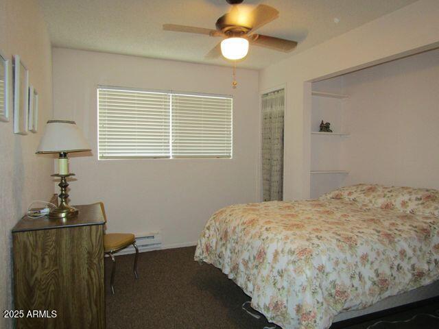 2007 N Murchison Cir, Payson, AZ 85541 - bedroom with carpet floors and a ceiling fan