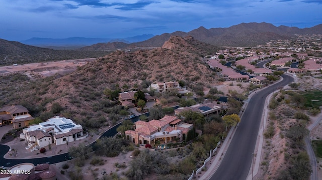 4332 N Santiago Cir, Mesa, AZ 85215 - birds eye view of property featuring a mountain view and a residential view