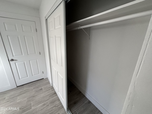 view of closet