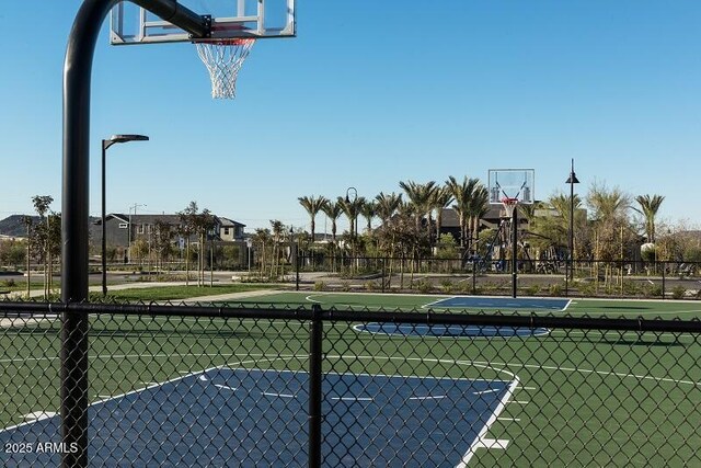 26209 N 19th Ln, Phoenix, AZ 85085 - view of basketball court featuring community basketball court and fence