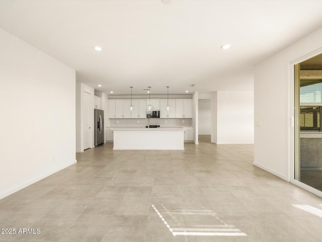 view of unfurnished living room