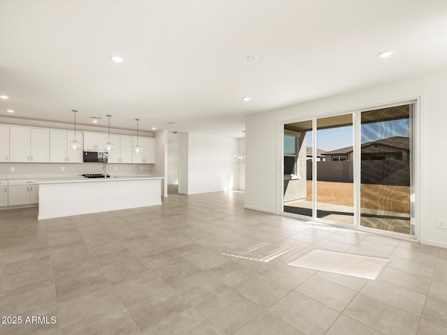 view of unfurnished living room