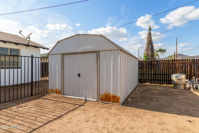 9033 N 15th Dr, Phoenix, AZ 85021 - view of shed with a fenced backyard