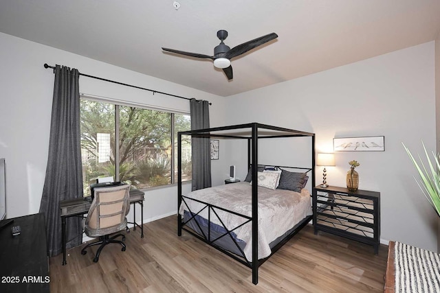 6937 E Purple Shade Cir, Scottsdale, AZ 85266 - bedroom with wood finished floors and baseboards