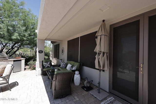 6937 E Purple Shade Cir, Scottsdale, AZ 85266 - view of patio with an outdoor living space