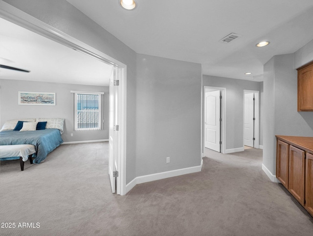 981 N Quail Ln, Gilbert, AZ 85233 - bedroom with light colored carpet and recessed lighting